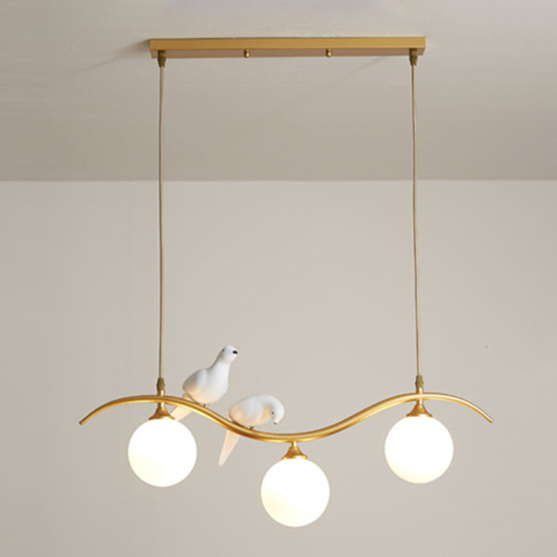 Glass Global Island Affermazione Light Minimalist Style Over Island Lighting for Pranzo Room