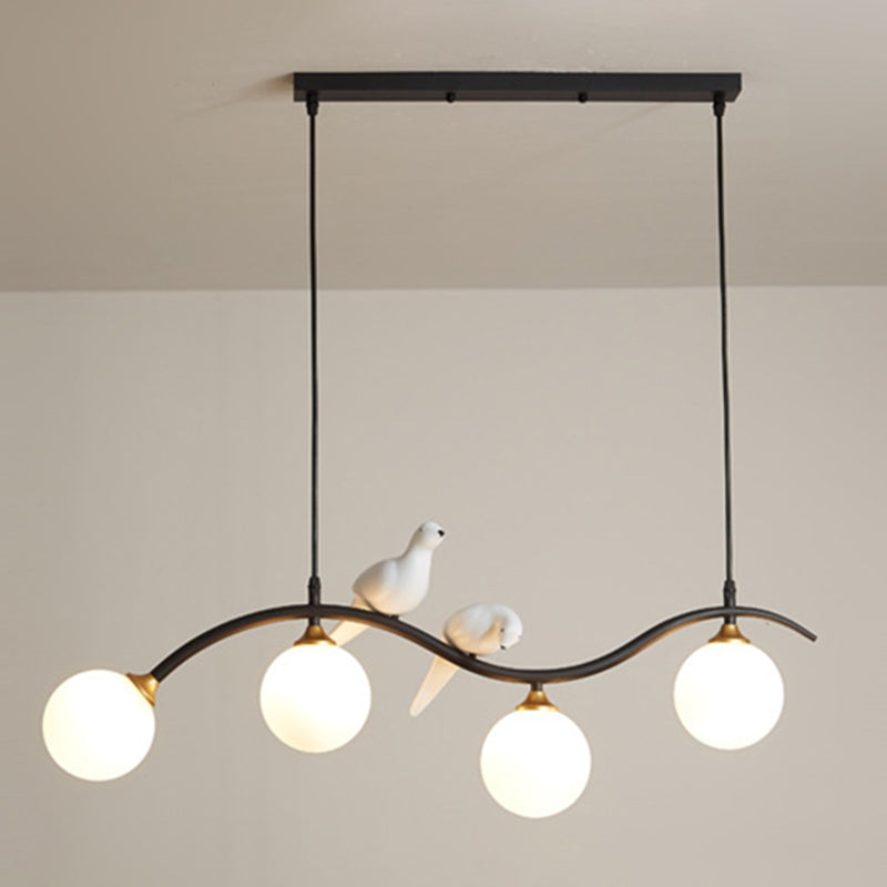 Glass Global Island Affermazione Light Minimalist Style Over Island Lighting for Pranzo Room