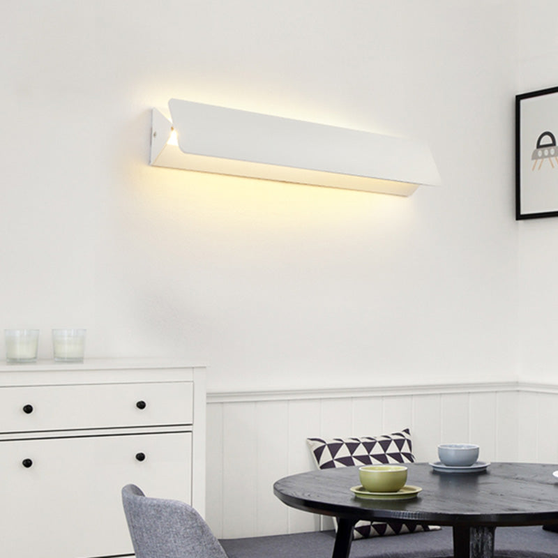 Lámpara de estilo moderno accesorios de iluminación blanca/negra con sombra acrílica para dormitorio