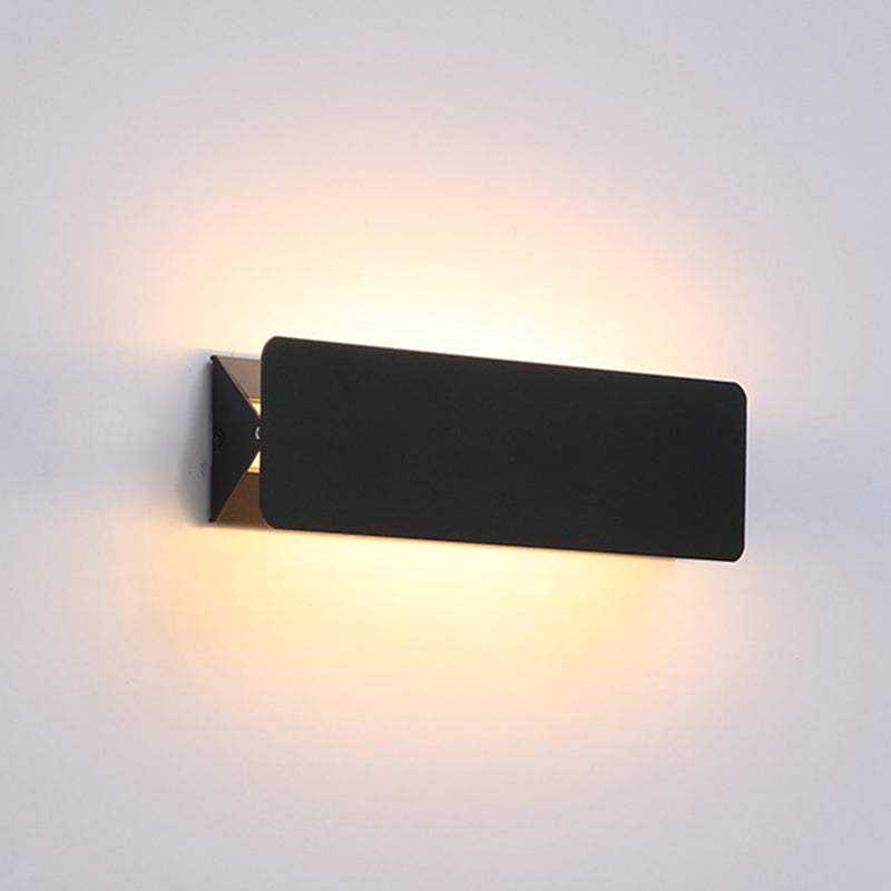 Lámpara de estilo moderno accesorios de iluminación blanca/negra con sombra acrílica para dormitorio