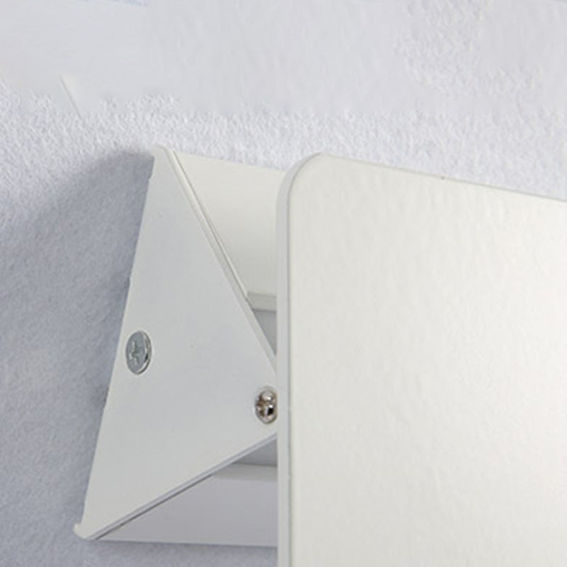 Lámpara de estilo moderno accesorios de iluminación blanca/negra con sombra acrílica para dormitorio