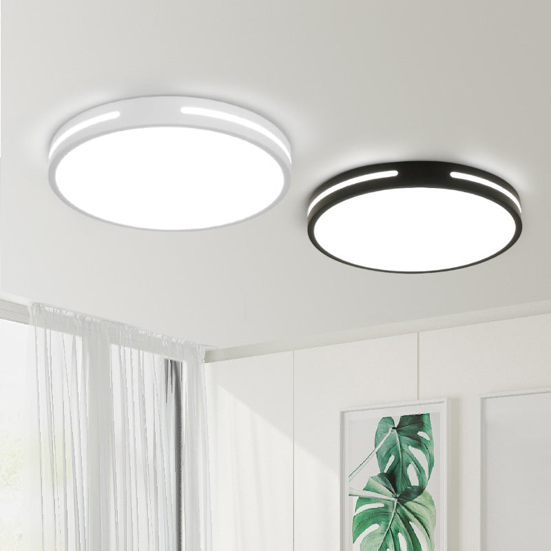 Modern Style 1-Light Flush Ceiling Light Fixtures Geometrical Metal Flush Mount Led Lights