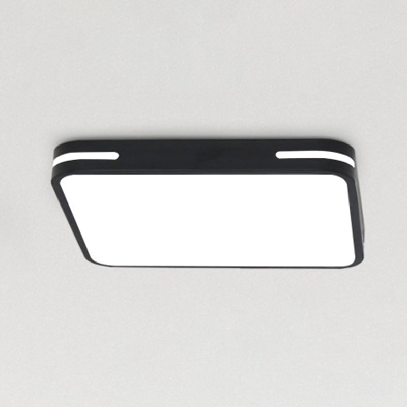 Modern Style 1-Light Flush Ceiling Light Fixtures Geometrical Metal Flush Mount Led Lights