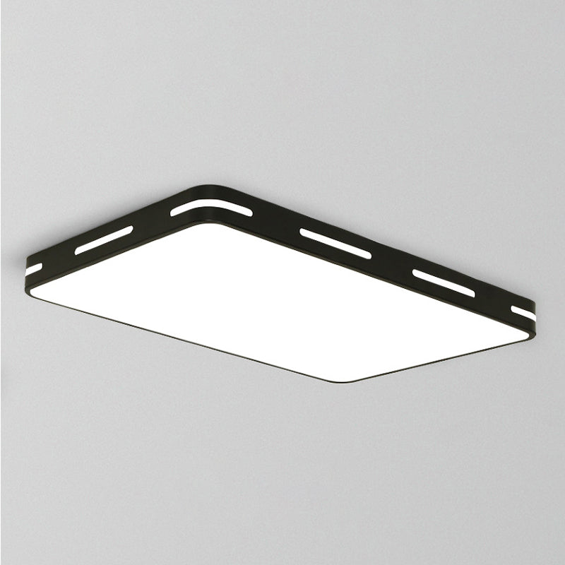 Modern Style 1-Light Flush Ceiling Light Fixtures Geometrical Metal Flush Mount Led Lights