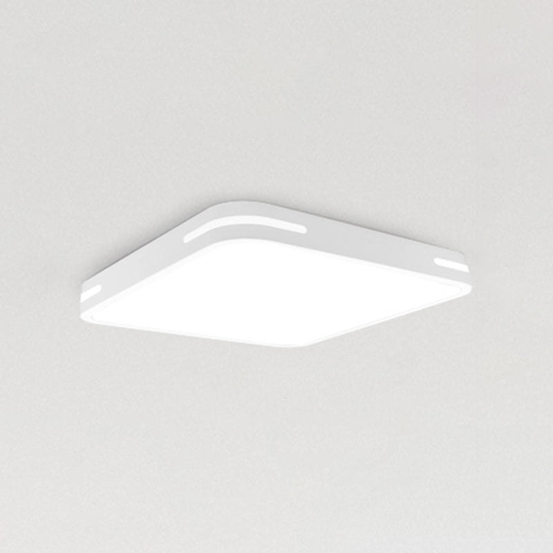 Modern Style 1-Light Flush Ceiling Light Fixtures Geometrical Metal Flush Mount Led Lights