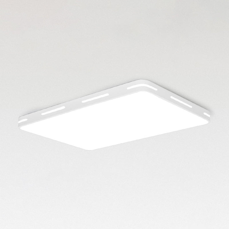 Modern Style 1-Light Flush Ceiling Light Fixtures Geometrical Metal Flush Mount Led Lights