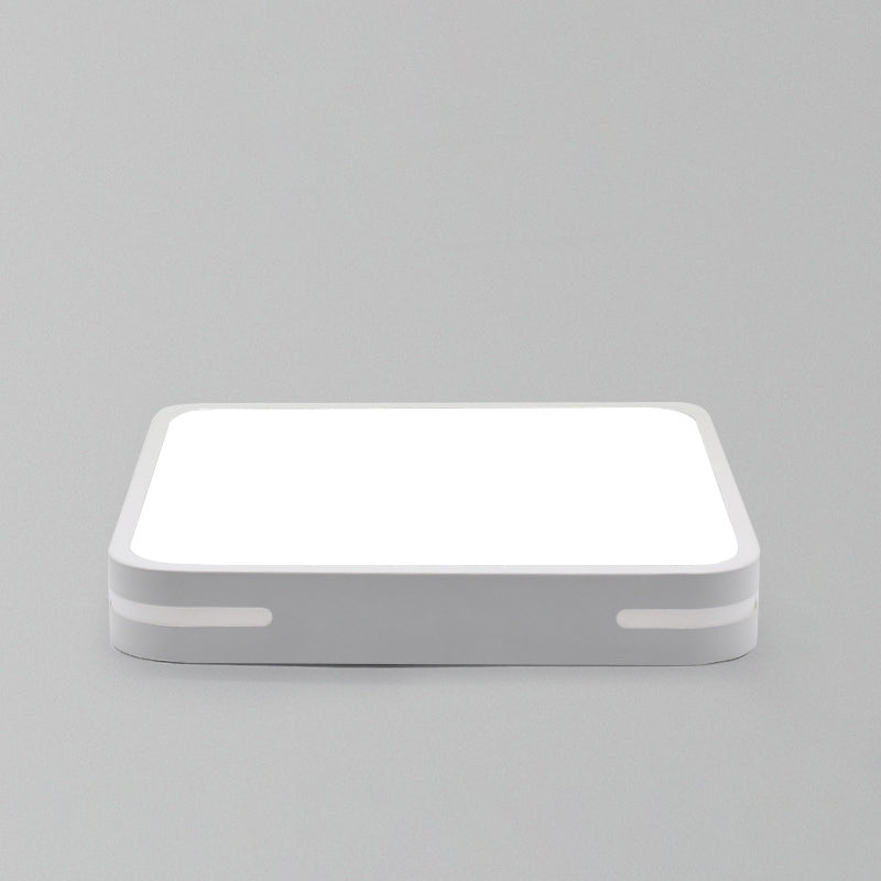 Modern Style 1-Light Flush Ceiling Light Fixtures Geometrical Metal Flush Mount Led Lights