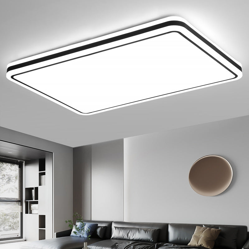 Geometrical 1-Light Flush Mount Ceiling Light Fixtures Metal Modern Style Flush Ceiling Lamp