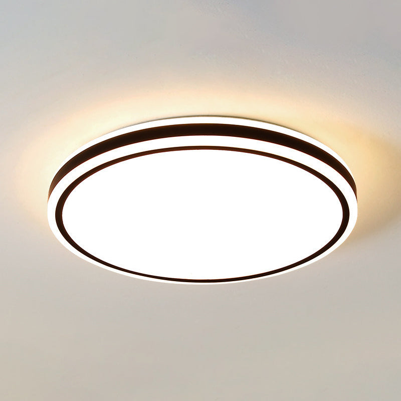 Geometrical 1-Light Flush Mount Ceiling Light Fixtures Metal Modern Style Flush Ceiling Lamp