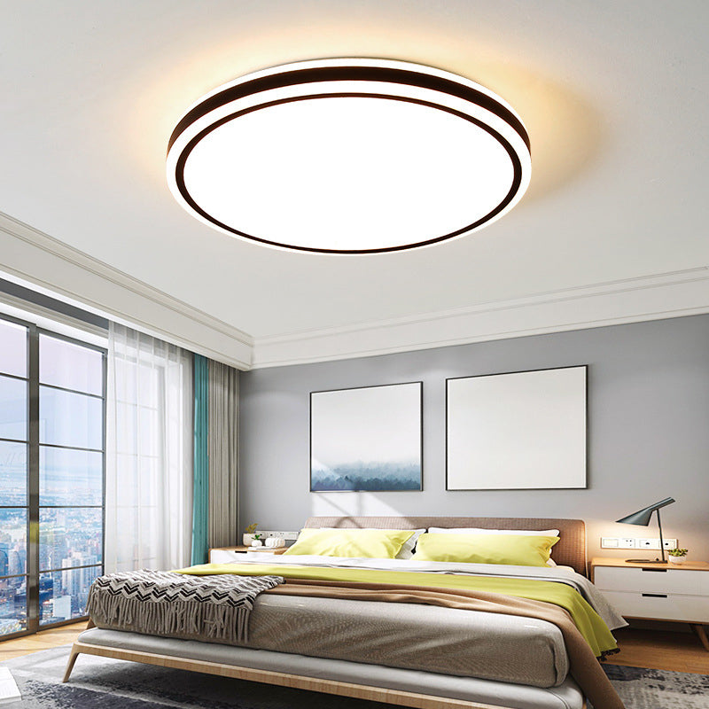 Geometrical 1-Light Flush Mount Ceiling Light Fixtures Metal Modern Style Flush Ceiling Lamp