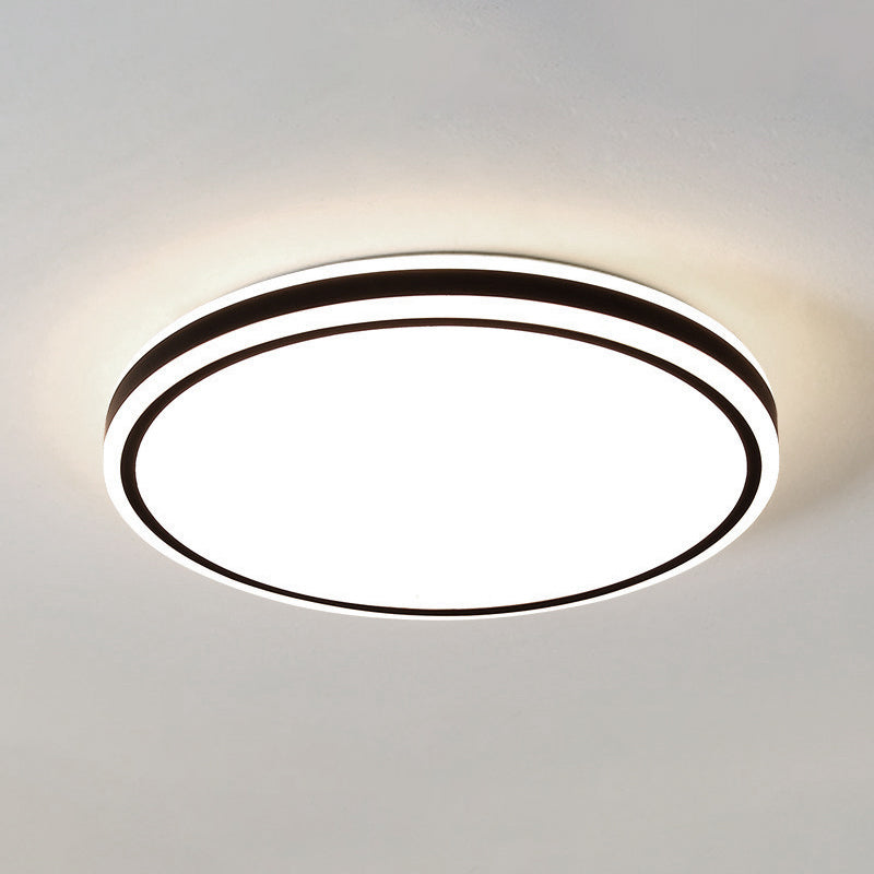Geometrical 1-Light Flush Mount Ceiling Light Fixtures Metal Modern Style Flush Ceiling Lamp