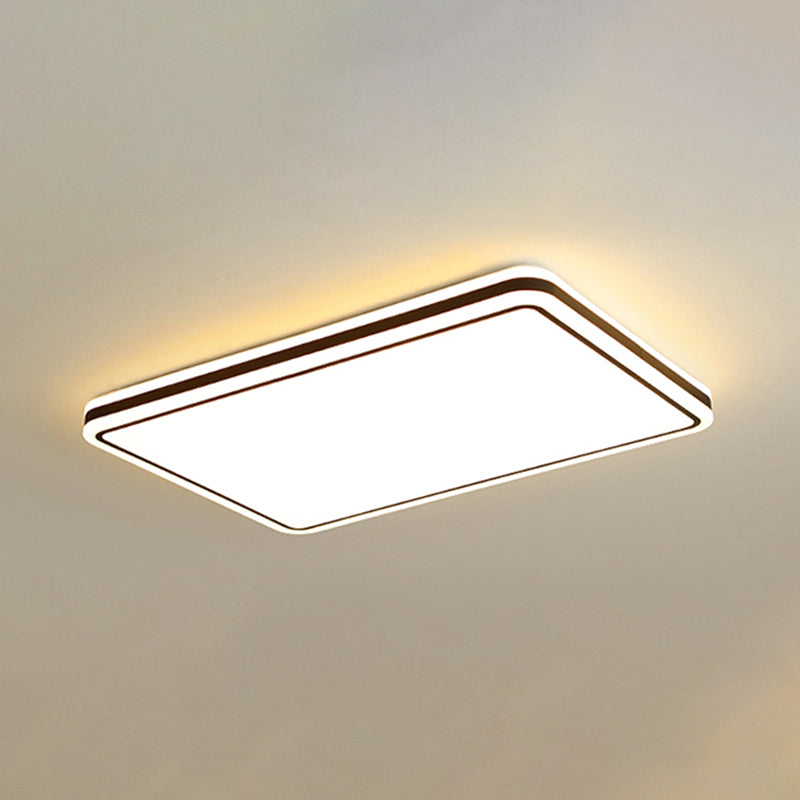 Geometrical 1-Light Flush Mount Ceiling Light Fixtures Metal Modern Style Flush Ceiling Lamp