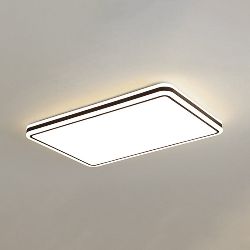 Geometrical 1-Light Flush Mount Ceiling Light Fixtures Metal Modern Style Flush Ceiling Lamp