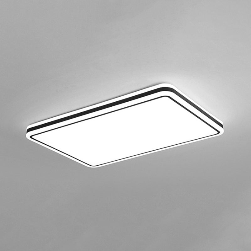 Geometrical 1-Light Flush Mount Ceiling Light Fixtures Metal Modern Style Flush Ceiling Lamp