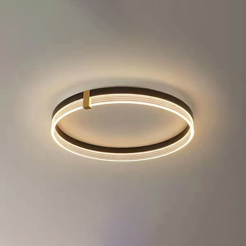 Moderne stijl acryl inbouw plafondarmatuur Geometrische 1-lichts gemonteerde led-verlichting