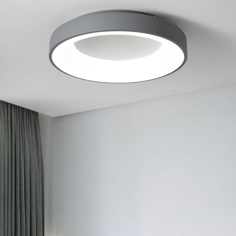Acrylic 1-Light Flush Mount Light Fixtures Modern Style Rings Led Flush Ceiling Lights