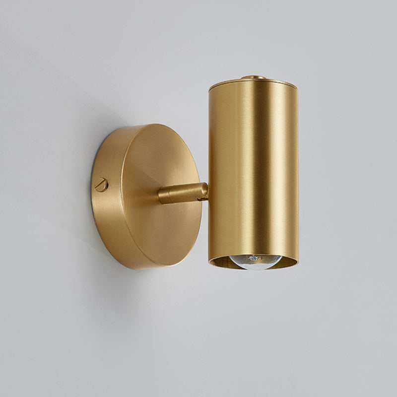 Lampada da parete di rame elettroplate in moderna luce da parete interno in ottone in ottone in ottone