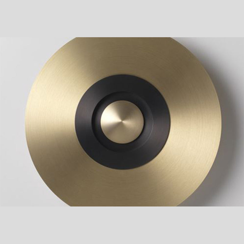 Luz de pared LED de aluminio en el aluminio en el moderno estilo de pared circular de hierro de lujo para espacios interiores