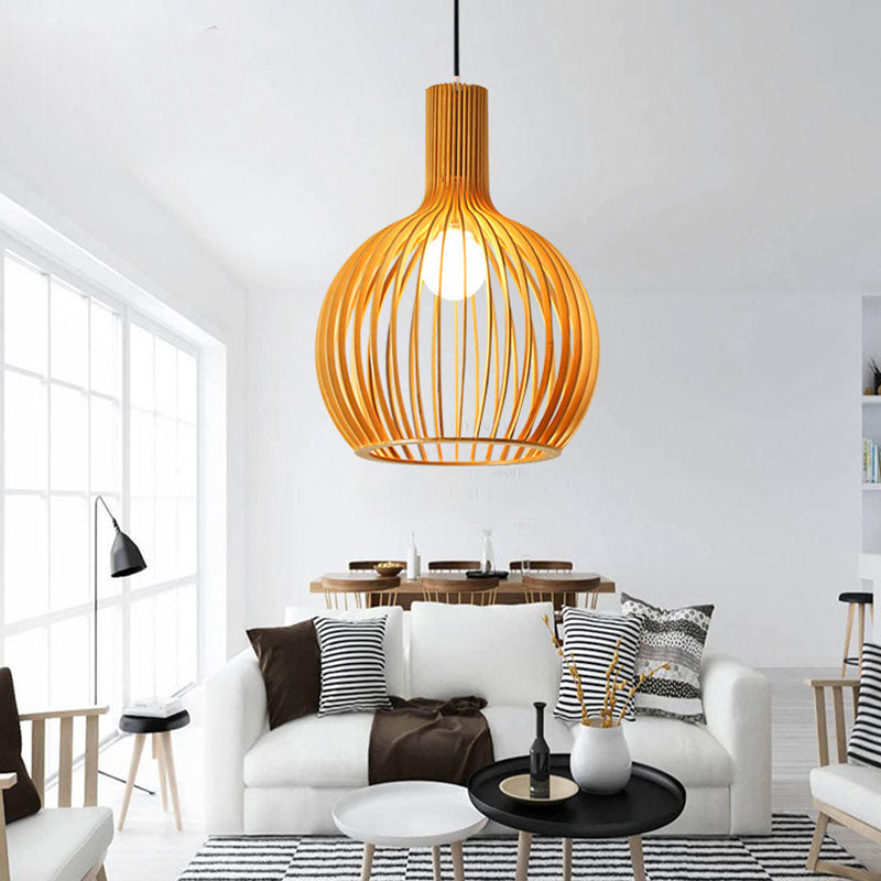 Chinesische Kuppel Anhänger Beleuchtungskörper Rattan Hanges Licht mit hängenden Schnur für das Restaurant