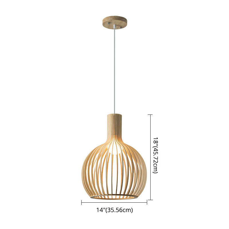 Chinesische Kuppel Anhänger Beleuchtungskörper Rattan Hanges Licht mit hängenden Schnur für das Restaurant