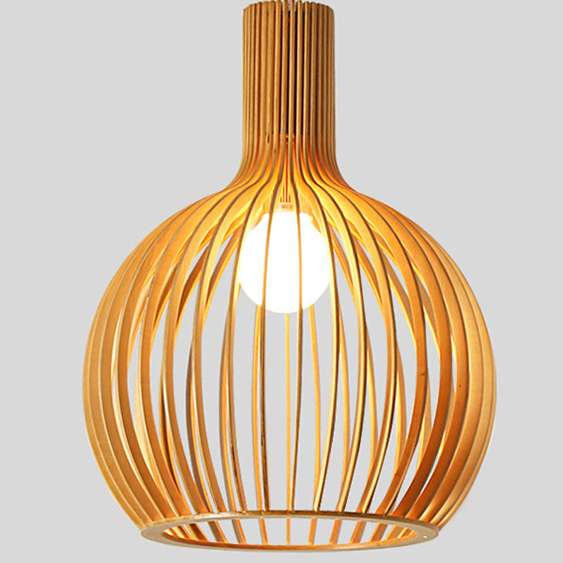 Chinesische Kuppel Anhänger Beleuchtungskörper Rattan Hanges Licht mit hängenden Schnur für das Restaurant