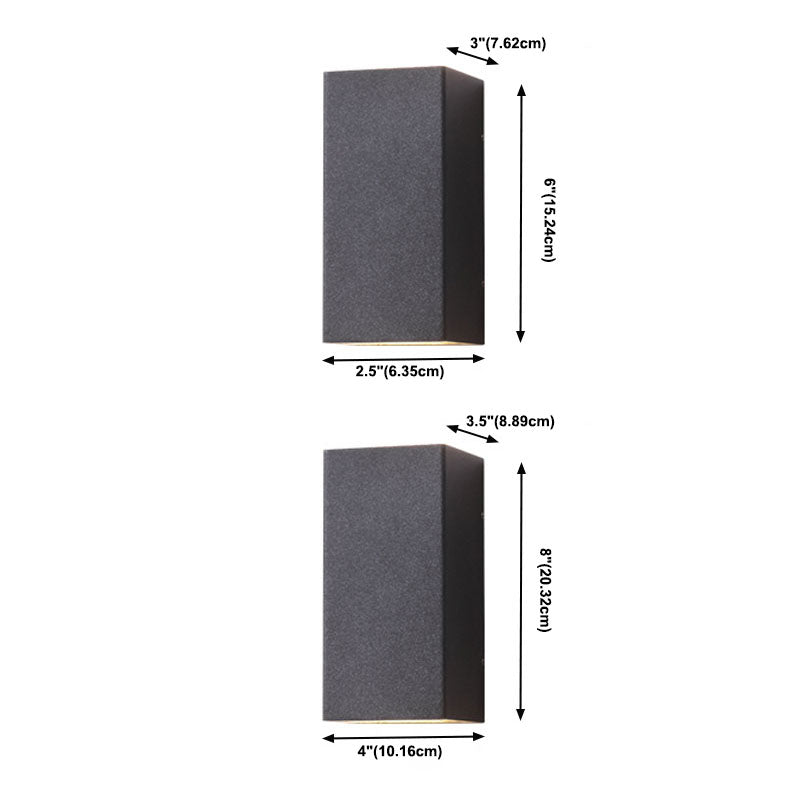 Modern Simple Style Water-proof Farmhouse Wall Sconce for Porch Hallway