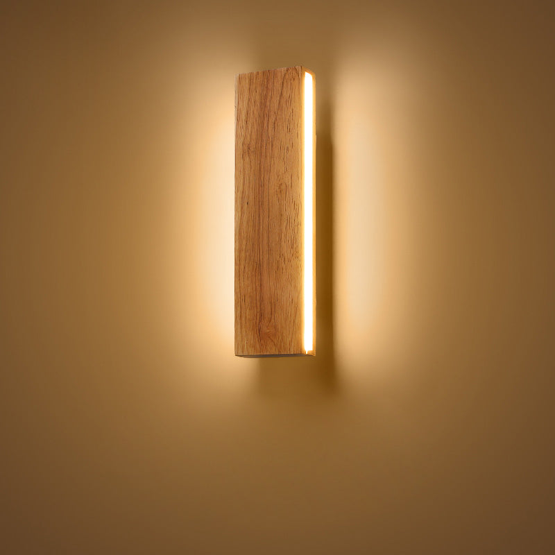 20,5 "/12.5" /8,5 "Modern moderna illuminazione a parete in legno di legno di legno