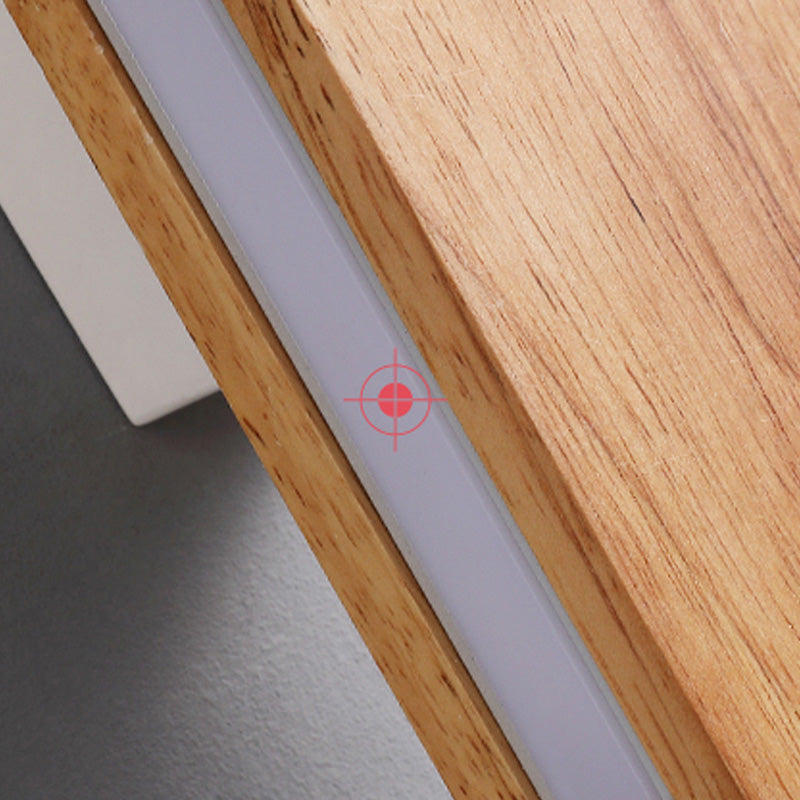 20,5 "/12.5" /8,5 "Modern moderna illuminazione a parete in legno di legno di legno