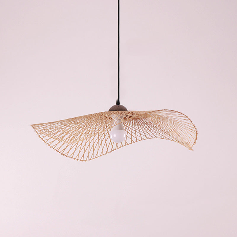 Twist Twist Twist Ciptenant Lighting Fishtures Rattan Hanging Light con cavo sospeso per il ristorante