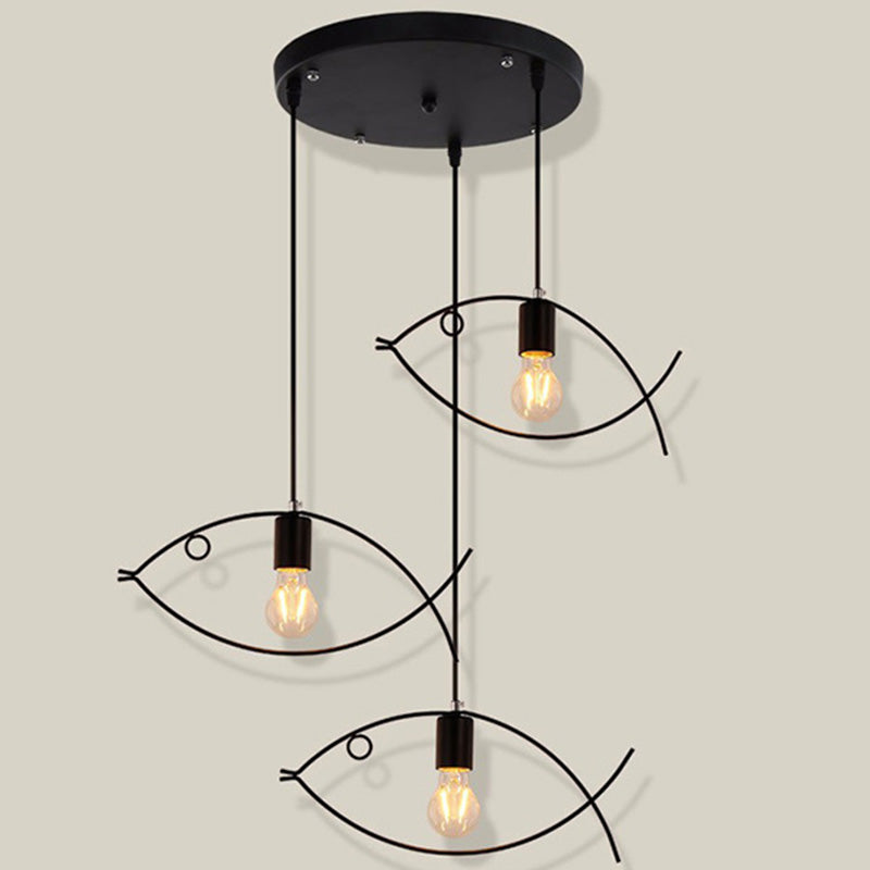 Industrial Style Simple Pendant Light Fixtures for Sitting Room Coffee Shop