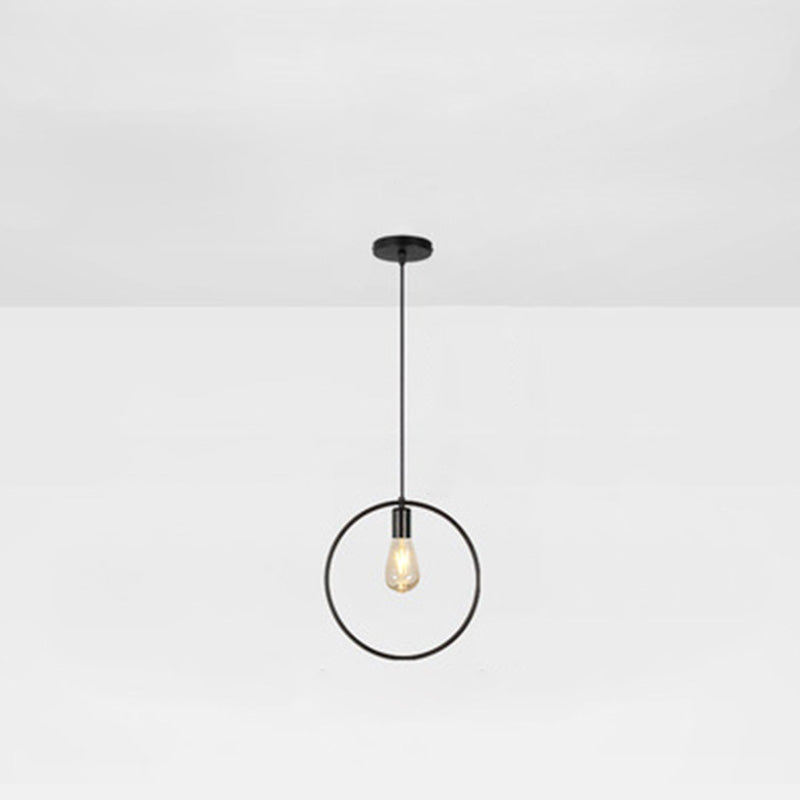 Industrial Minimalist Geometric Farmhouse Ceiling Light for Dining Room Coffee Shop