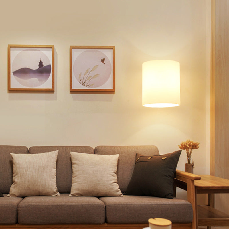 1/2 Head Wall Sconce Light Modernist Wood Wall Lighting Fixtures for Bedroom