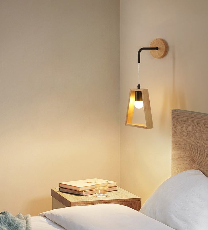 Luce a parete di luce neutra Simplicità Simplicità Apparecchi per illuminazione a parete per legno per camera da letto