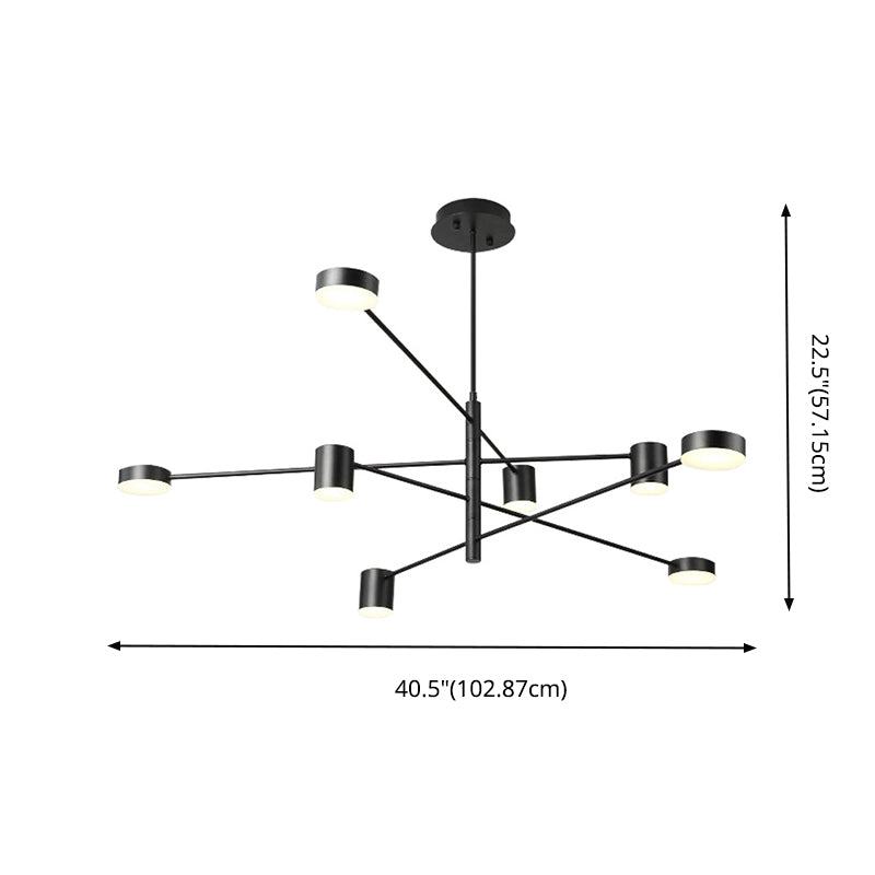 Lampada il lampadario Sputnik Light Segnalizzazione moderna Simplicità Acrilico Acrilico Illuminazione per il ristorante