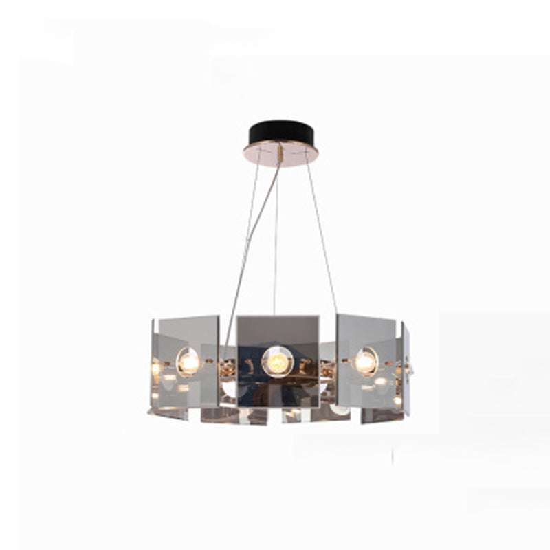 Glass Hanging Pendant Lights Contemporary Hanging Lamps for Living Room