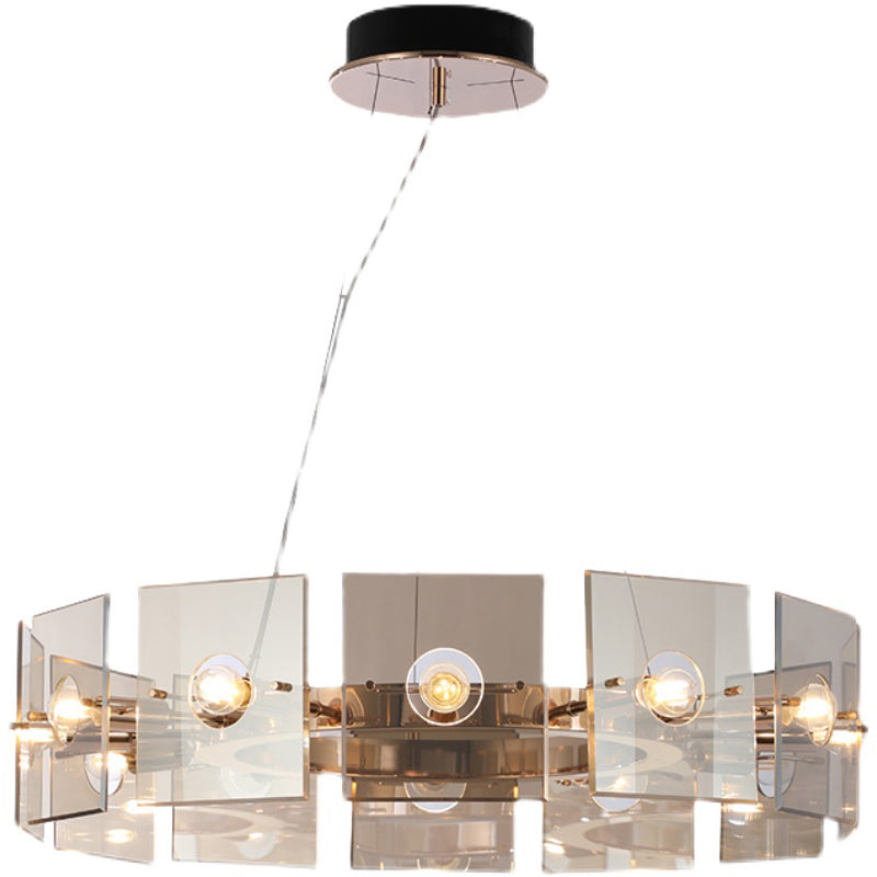 Glass Hanging Pendant Lights Contemporary Hanging Lamps for Living Room