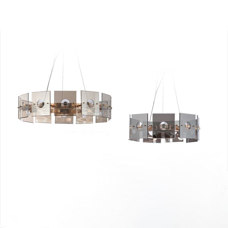 Glass Hanging Pendant Lights Contemporary Hanging Lamps for Living Room