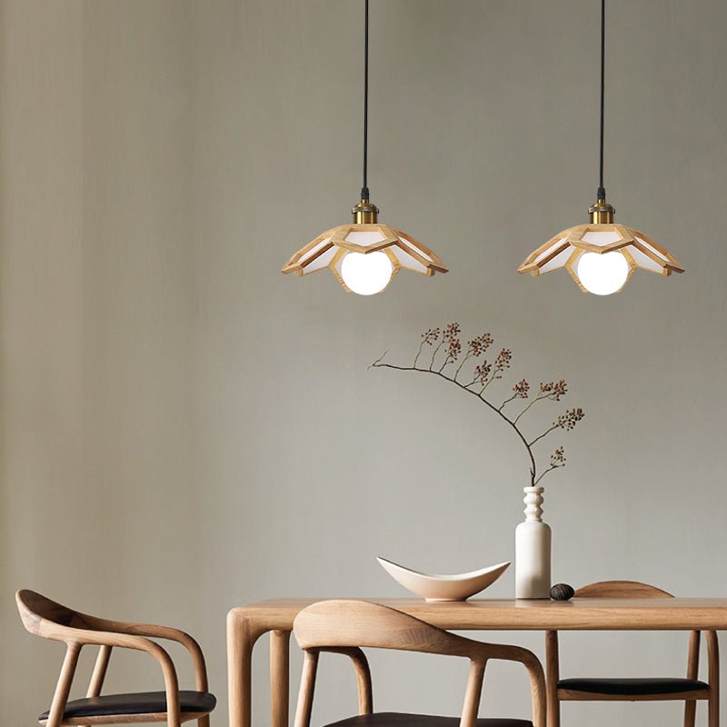 Modern Flower Pendant Lighting Fixture 1-Light Restaurant Suspension Pendant Light