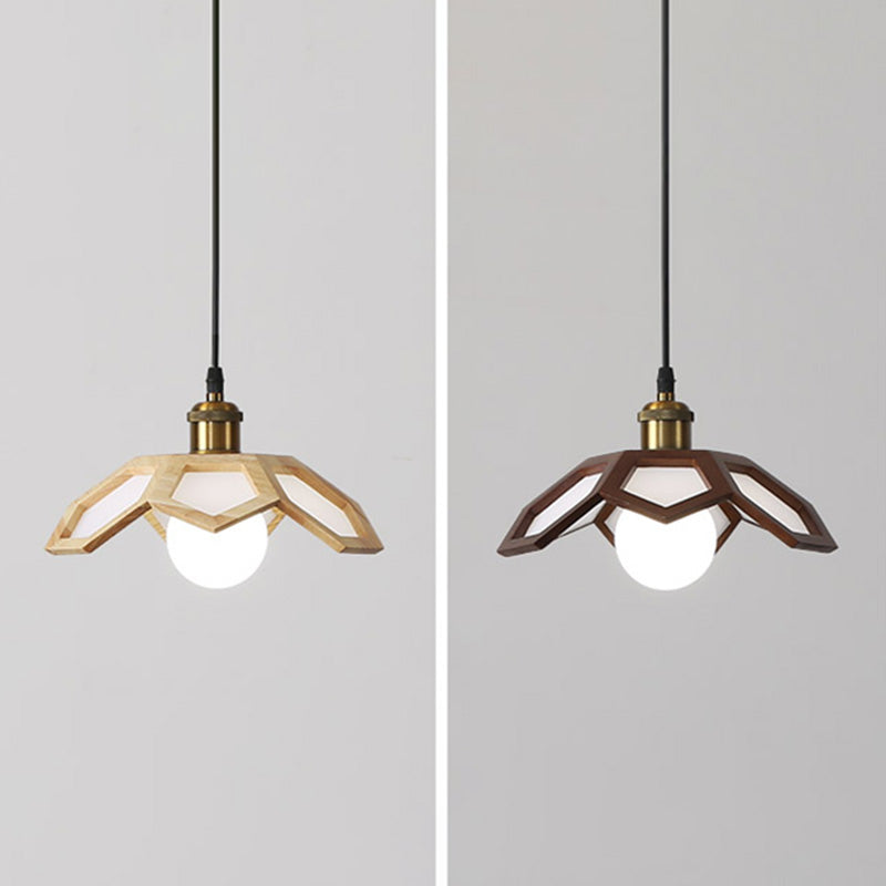 Modern Flower Pendant Lighting Fixture 1-Light Restaurant Suspension Pendant Light