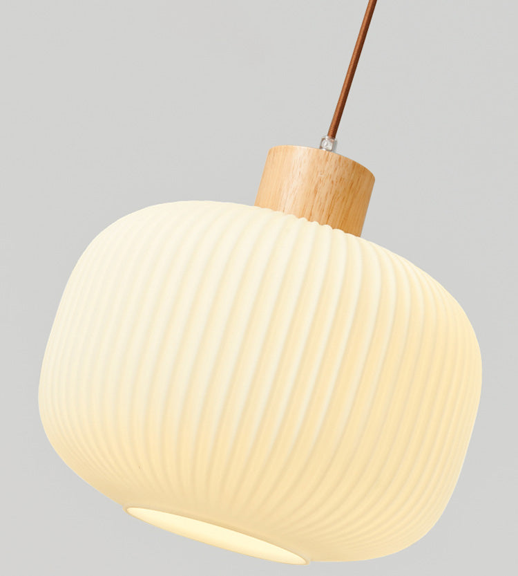 Hanging Light Fixture Modern 1-Light Suspension Pendant Lamp with Glass Shade for Restaurant