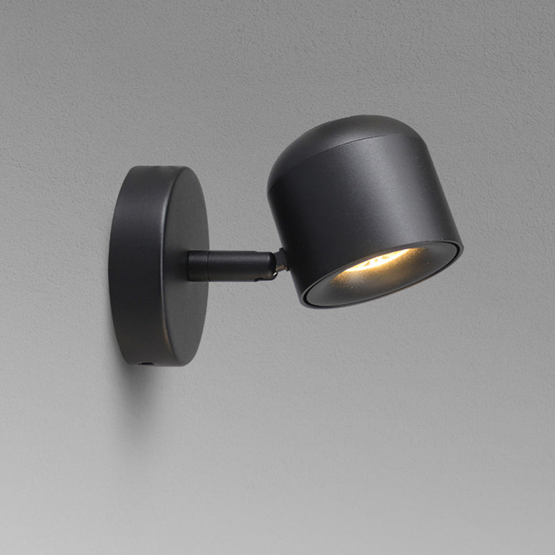 Luce da parete in stile muro ombreggiato in metallo per la camera da letto