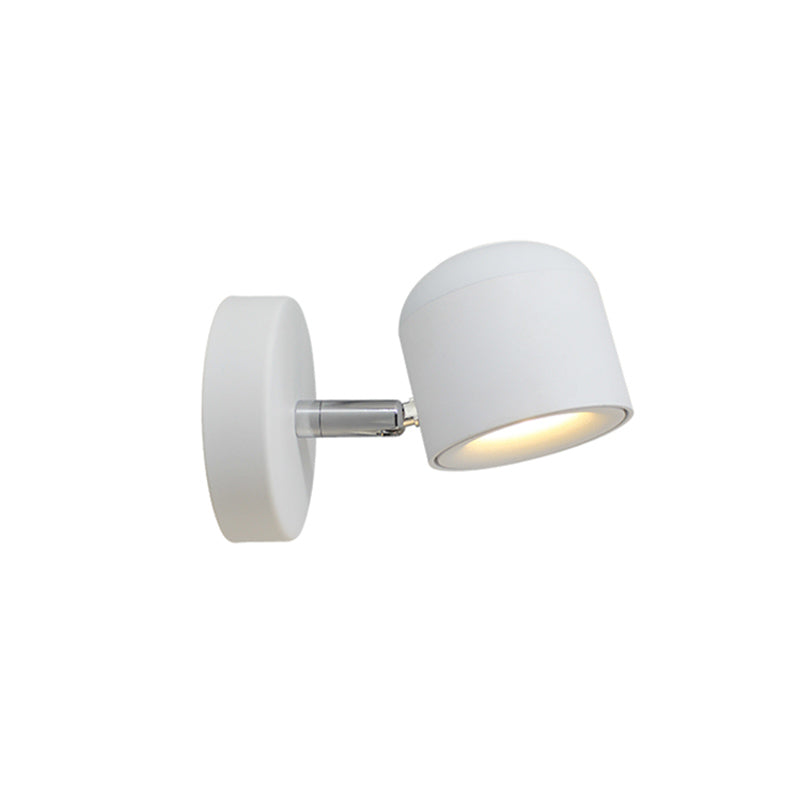 Luce da parete in stile muro ombreggiato in metallo per la camera da letto