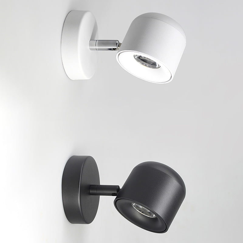 Luce da parete in stile muro ombreggiato in metallo per la camera da letto