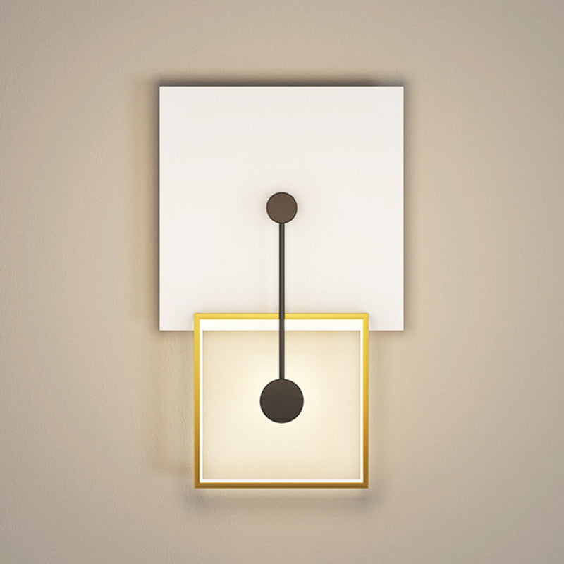 Lampada a parete geometrica Simplicità Postmoderna Simplicità Acrilico Montaggio a parete per soggiorno