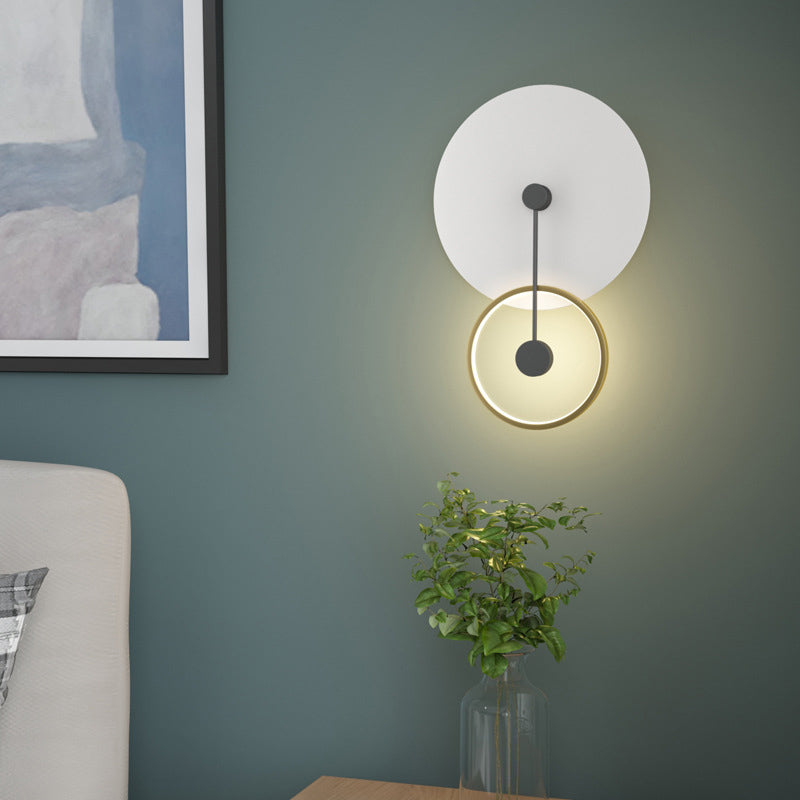Lampada a parete geometrica Simplicità Postmoderna Simplicità Acrilico Montaggio a parete per soggiorno
