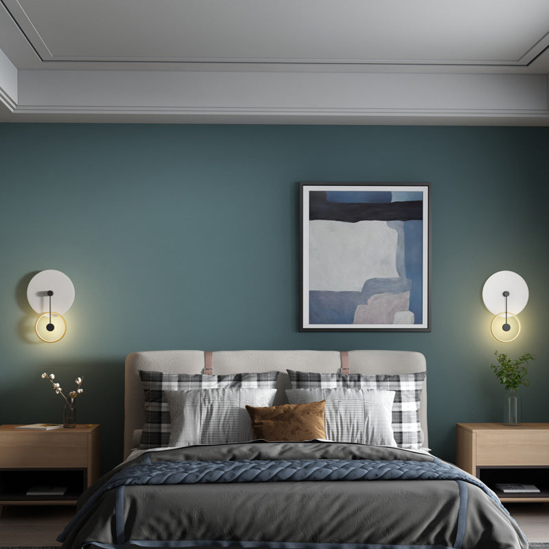 Lampada a parete geometrica Simplicità Postmoderna Simplicità Acrilico Montaggio a parete per soggiorno