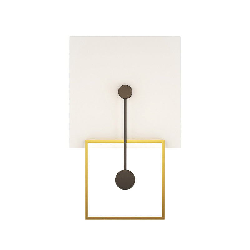 Lampada a parete geometrica Simplicità Postmoderna Simplicità Acrilico Montaggio a parete per soggiorno