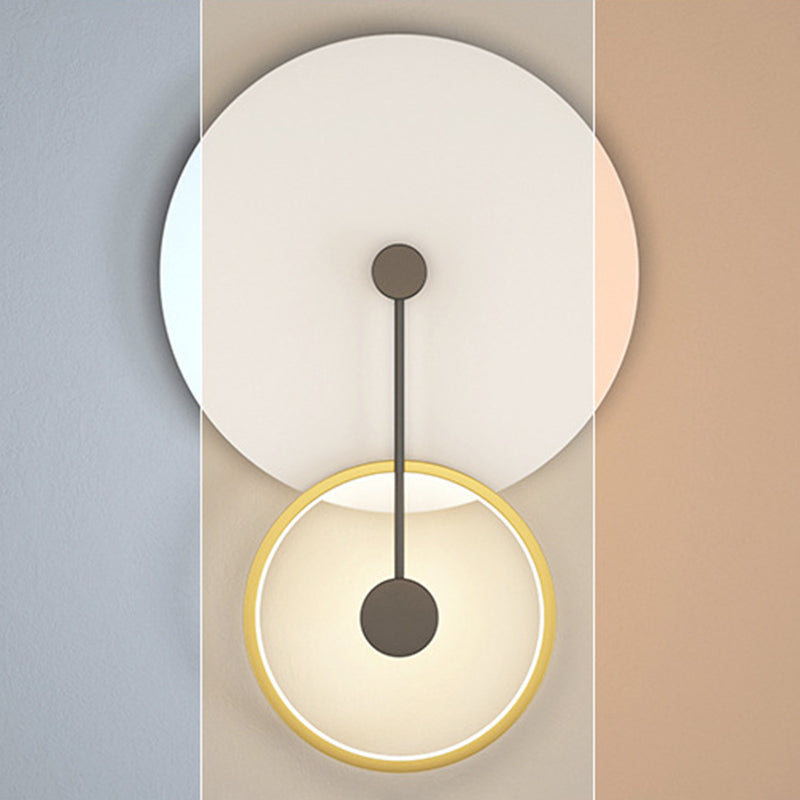 Lampada a parete geometrica Simplicità Postmoderna Simplicità Acrilico Montaggio a parete per soggiorno