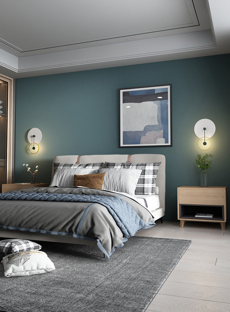 Lampada a parete geometrica Simplicità Postmoderna Simplicità Acrilico Montaggio a parete per soggiorno