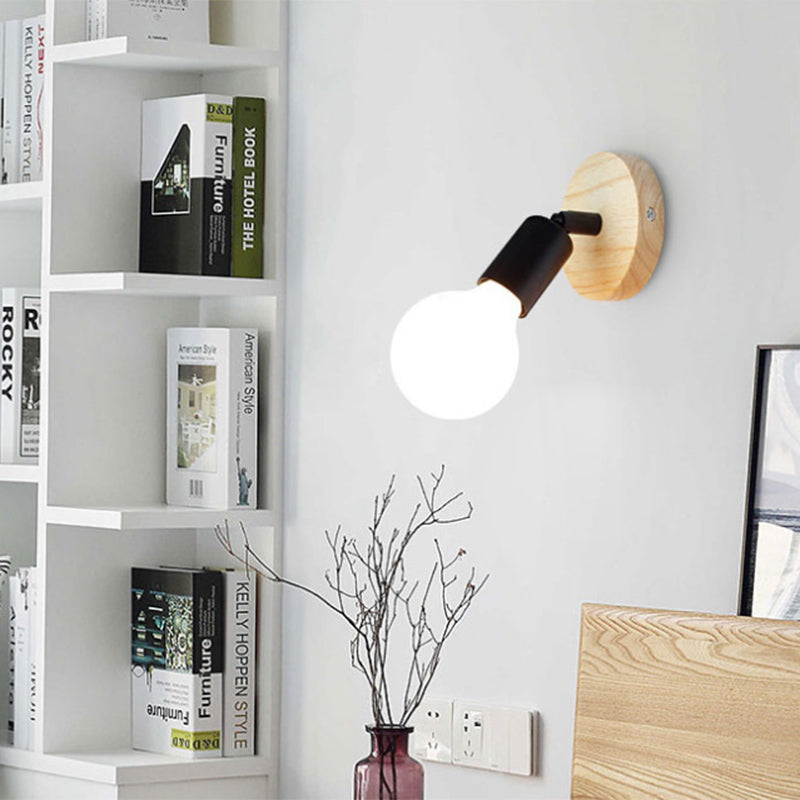 Lampade a parete per lampadina nuda Lampade a parete Ultra-Modern Wall Sconce Lighting per camera da letto